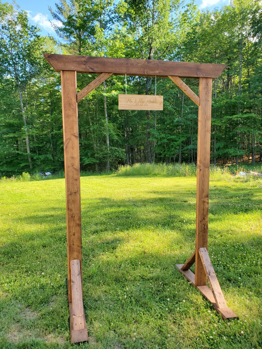 Handcrafted Wooden Ceremony Arch/Arbor